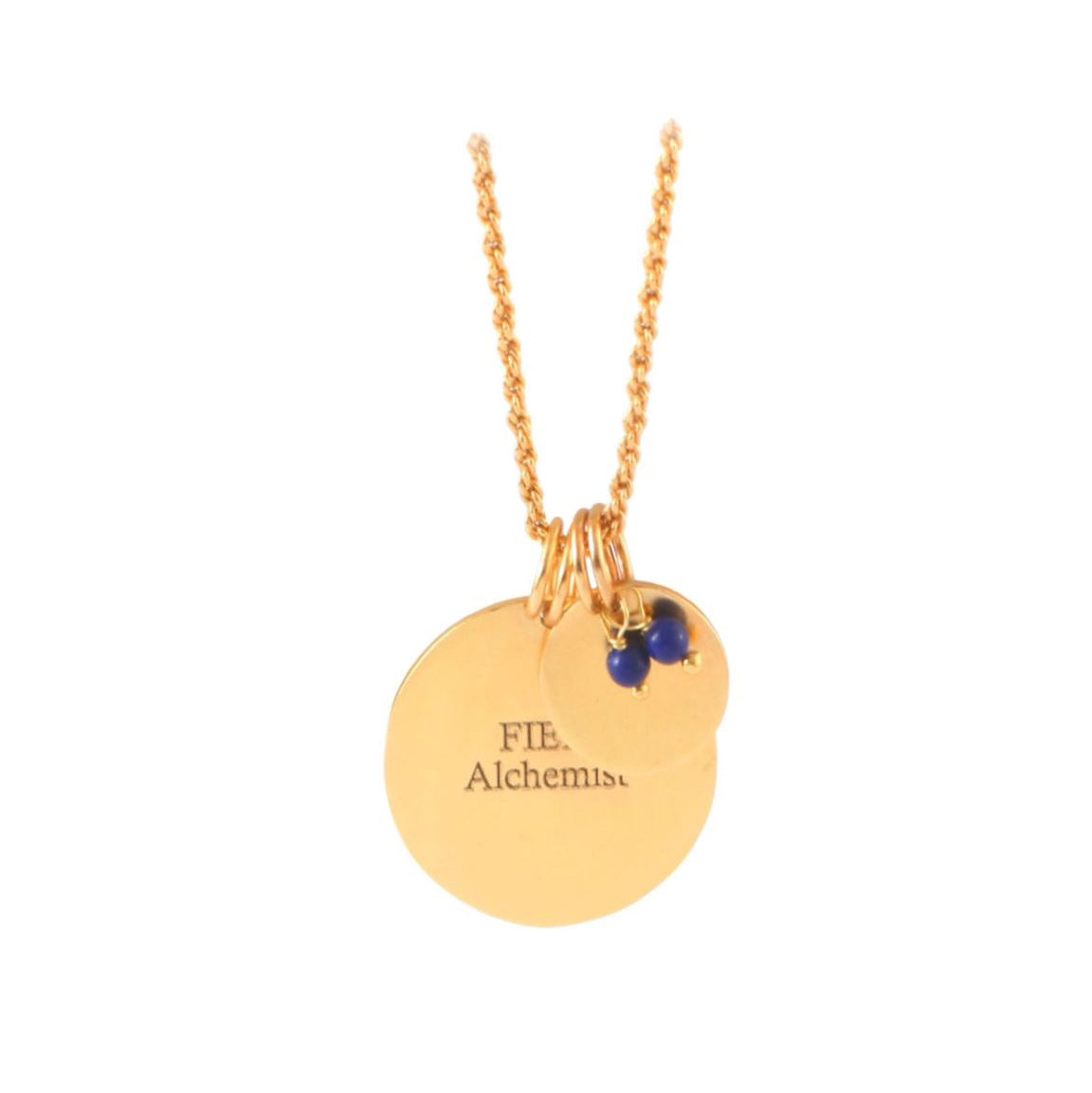 Double coin necklace | Gold