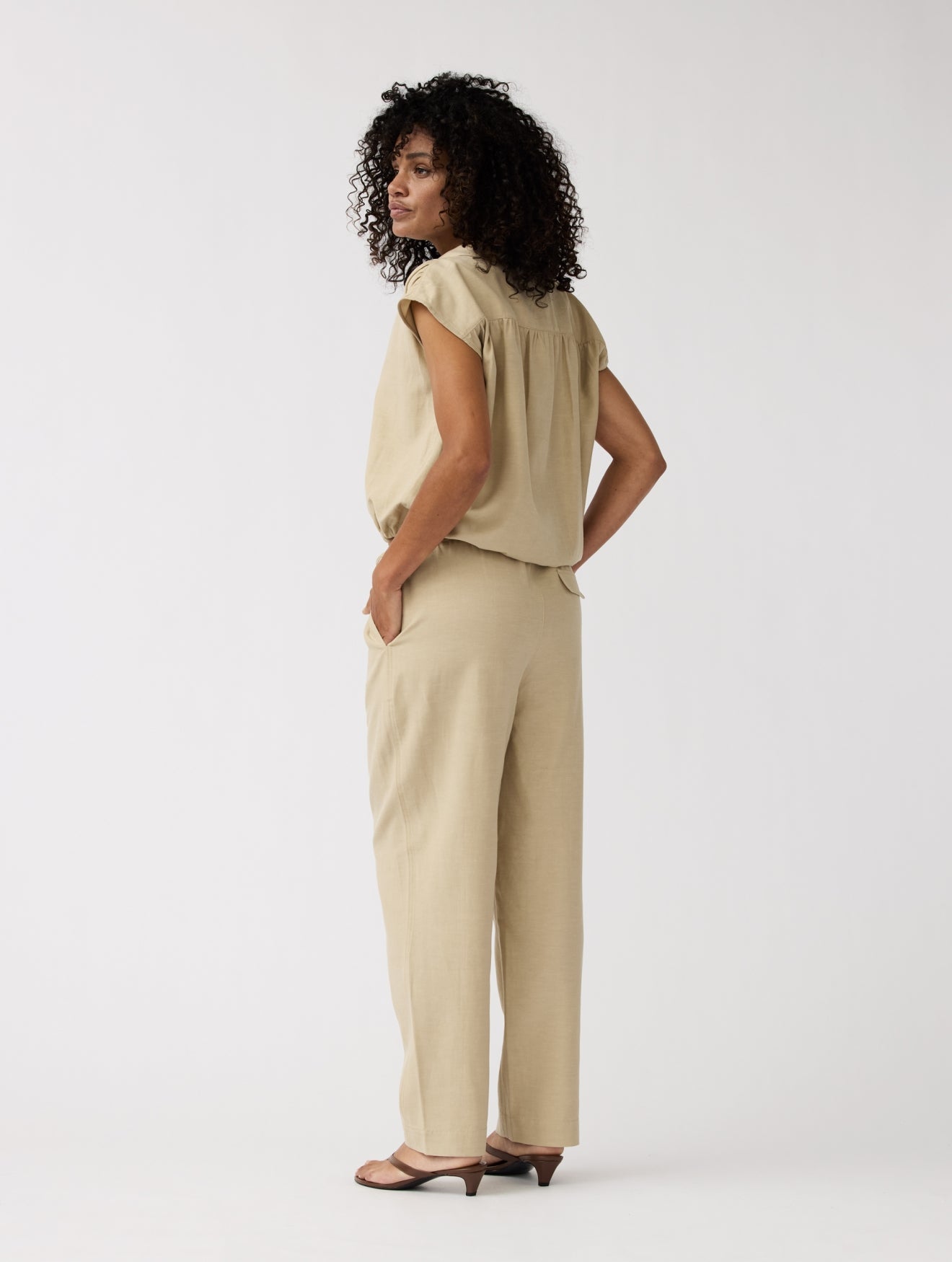 Blouse Flora | Sand