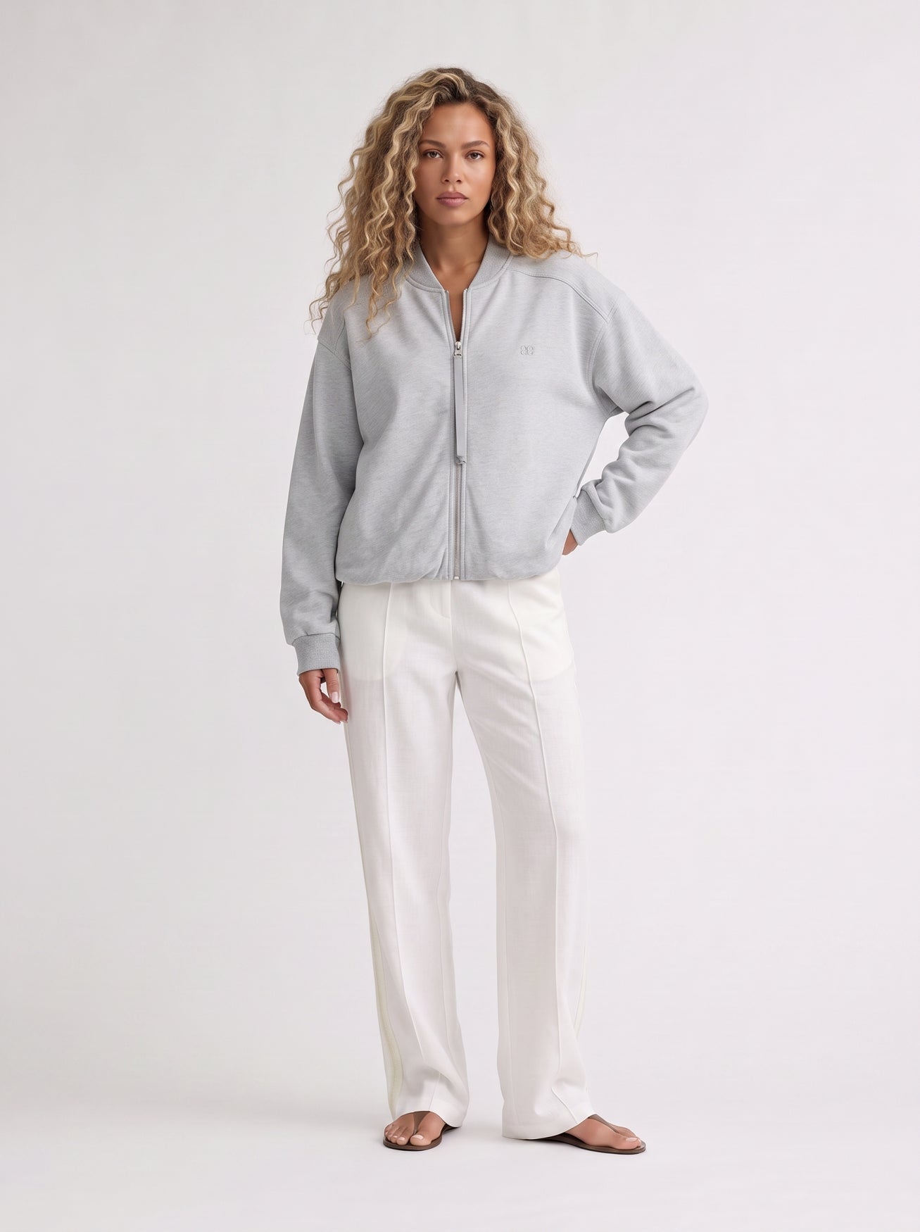 Bomber Daria | Grey melange